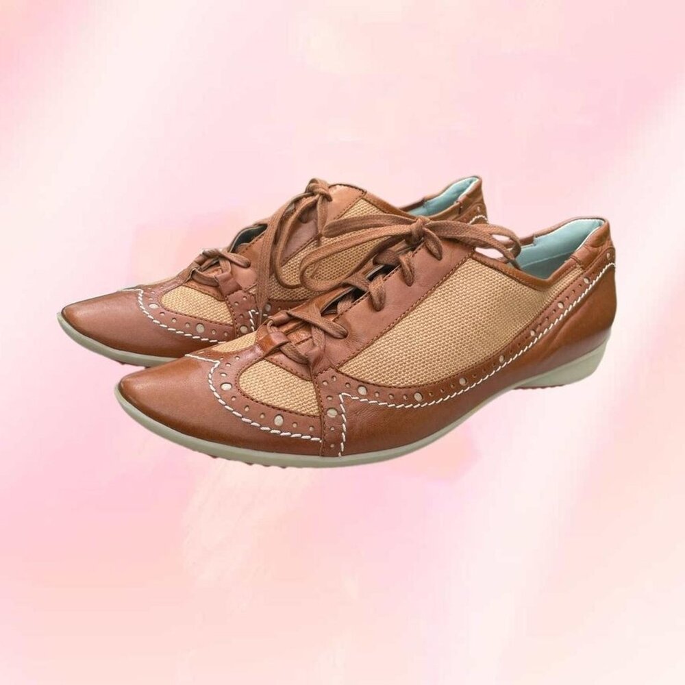 Cocquette Lario oxford moccasin tan shoes